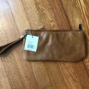Hobo leather clutch